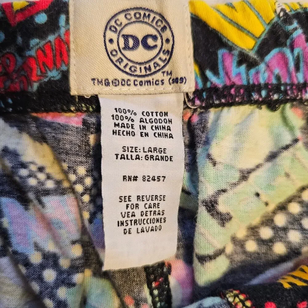 DC Comics Women's Pajama Pants - Superman Batman, Size L